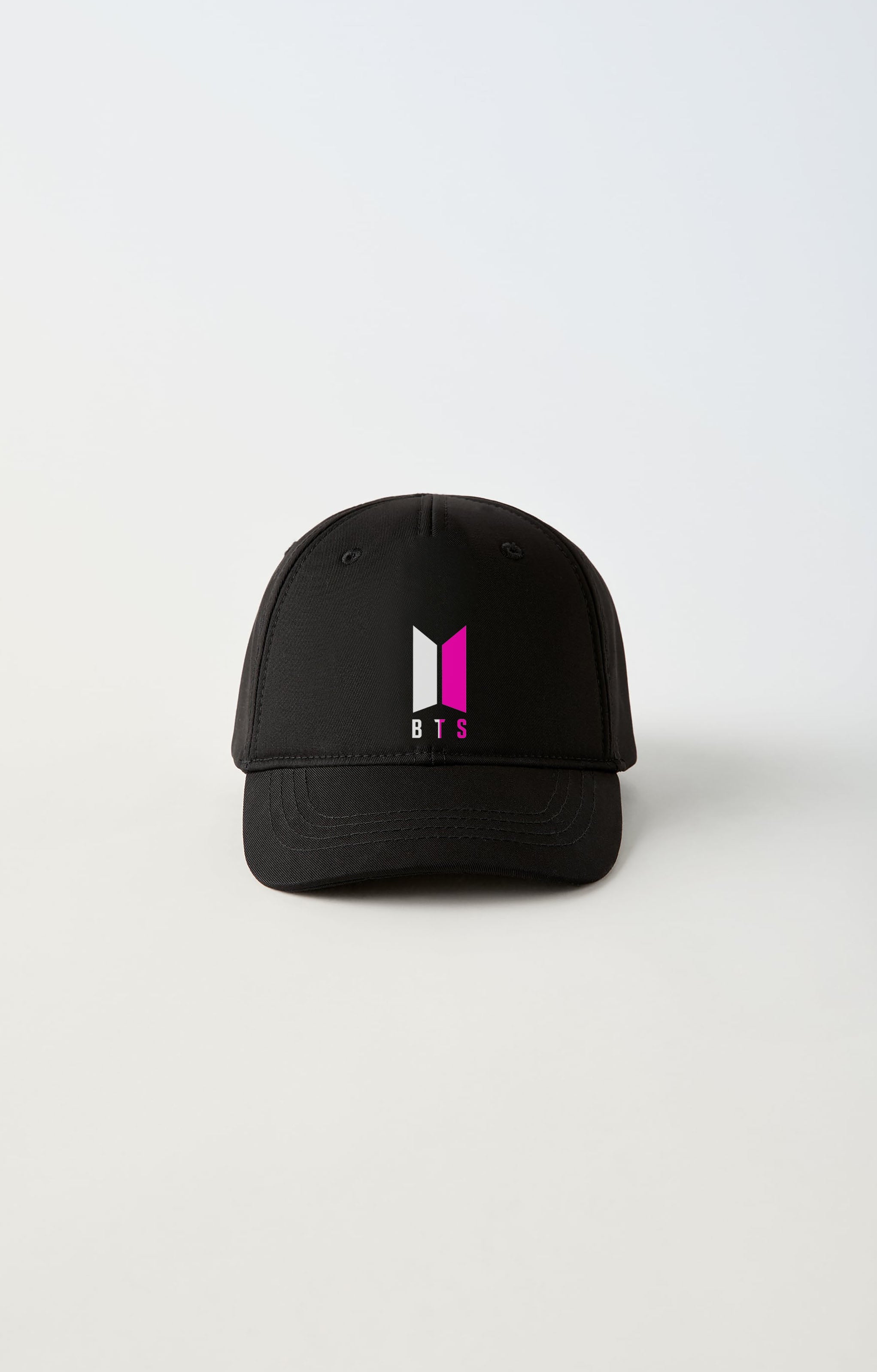 Bts Müzik Grubu Baskılı Baskılı Ayarlanabilir Siyah Şapka