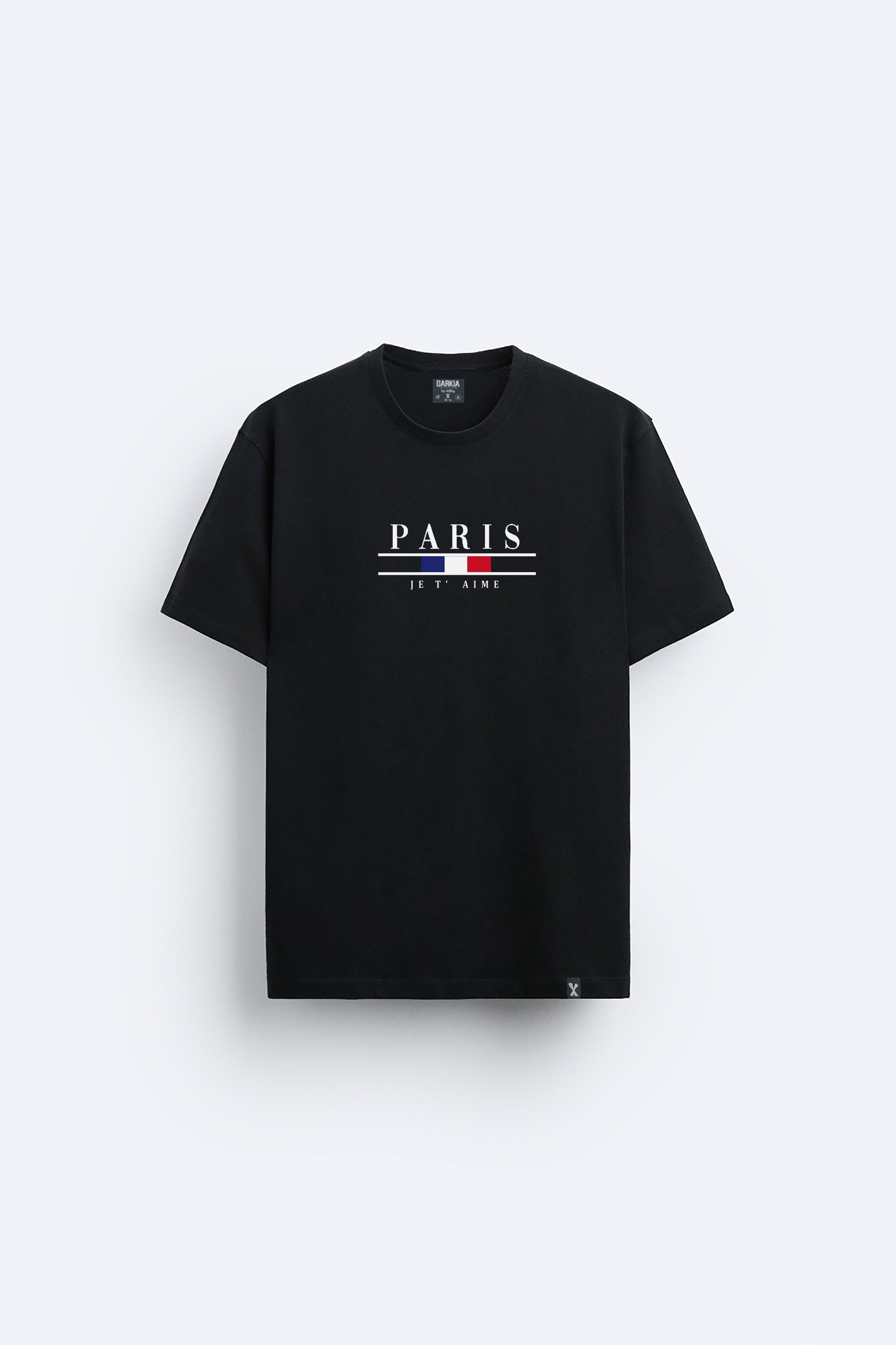 Paris baskılı regular tişört