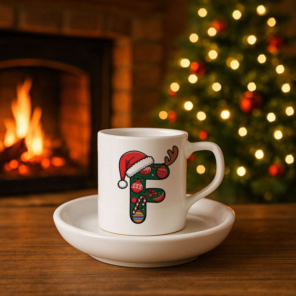 Yılbaşı Baskılı Türk Kahvesi Fincanı