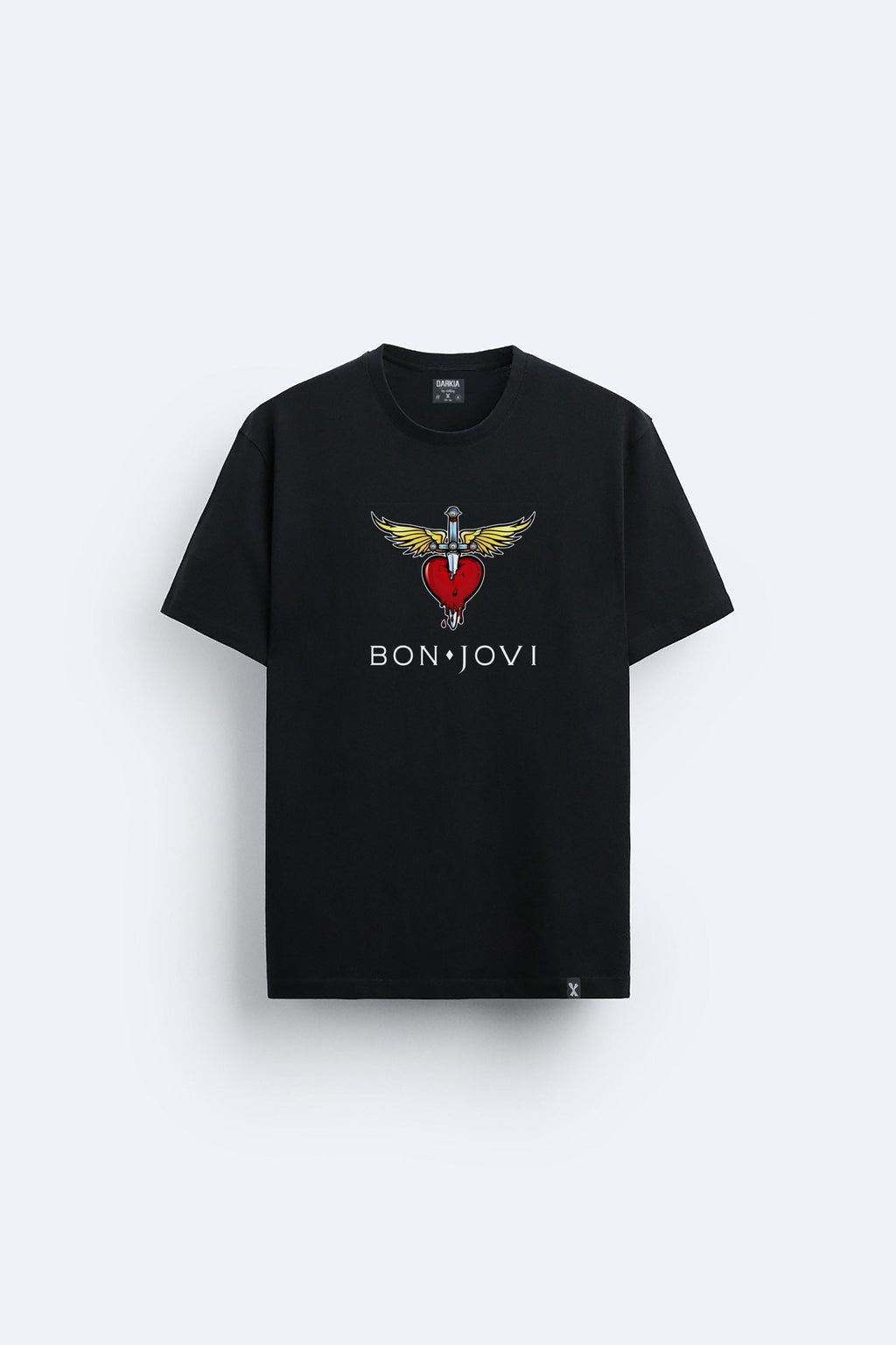 Bon Jovi baskılı regular tişört