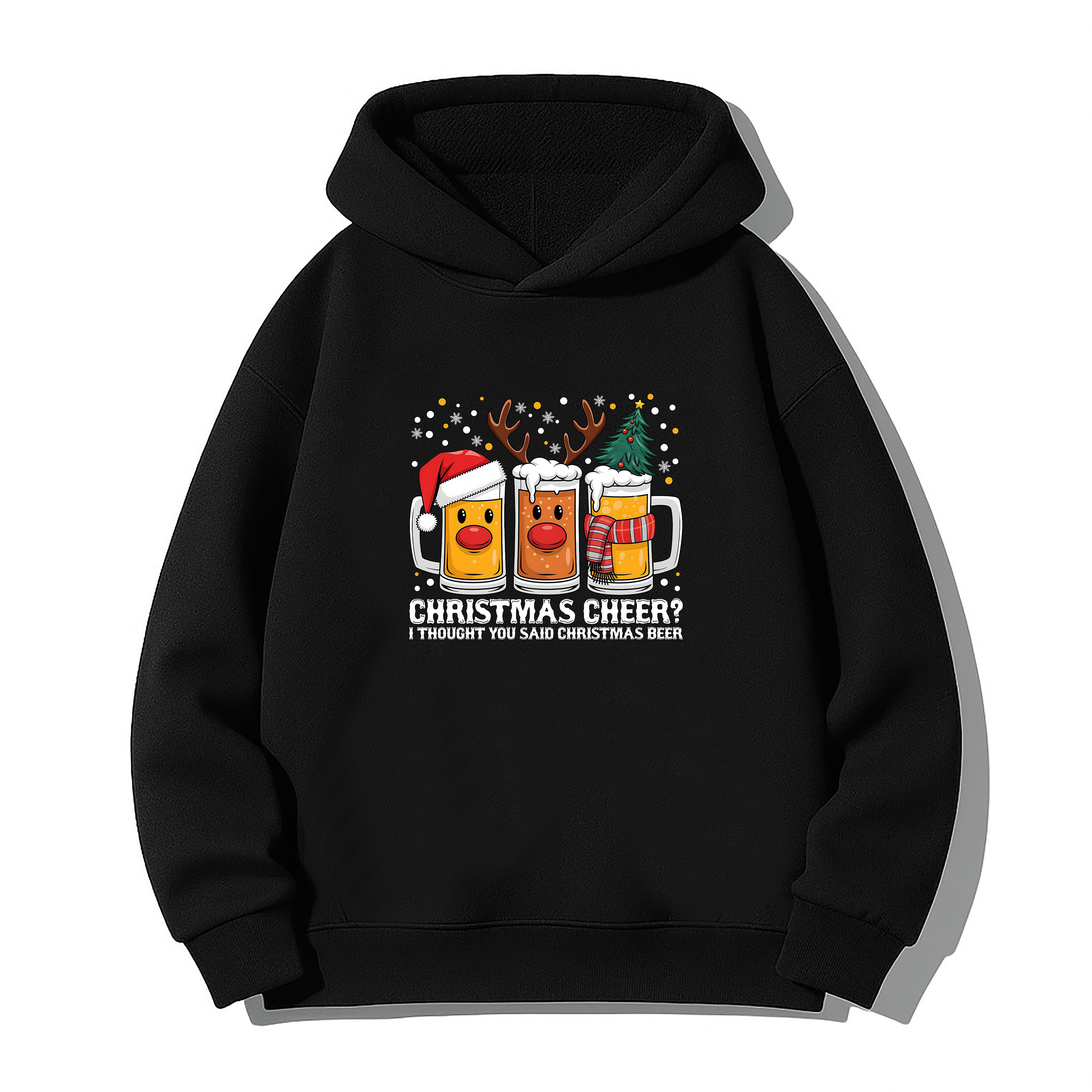 Yılbaşı Baskılı Sweatshirt Hoodie