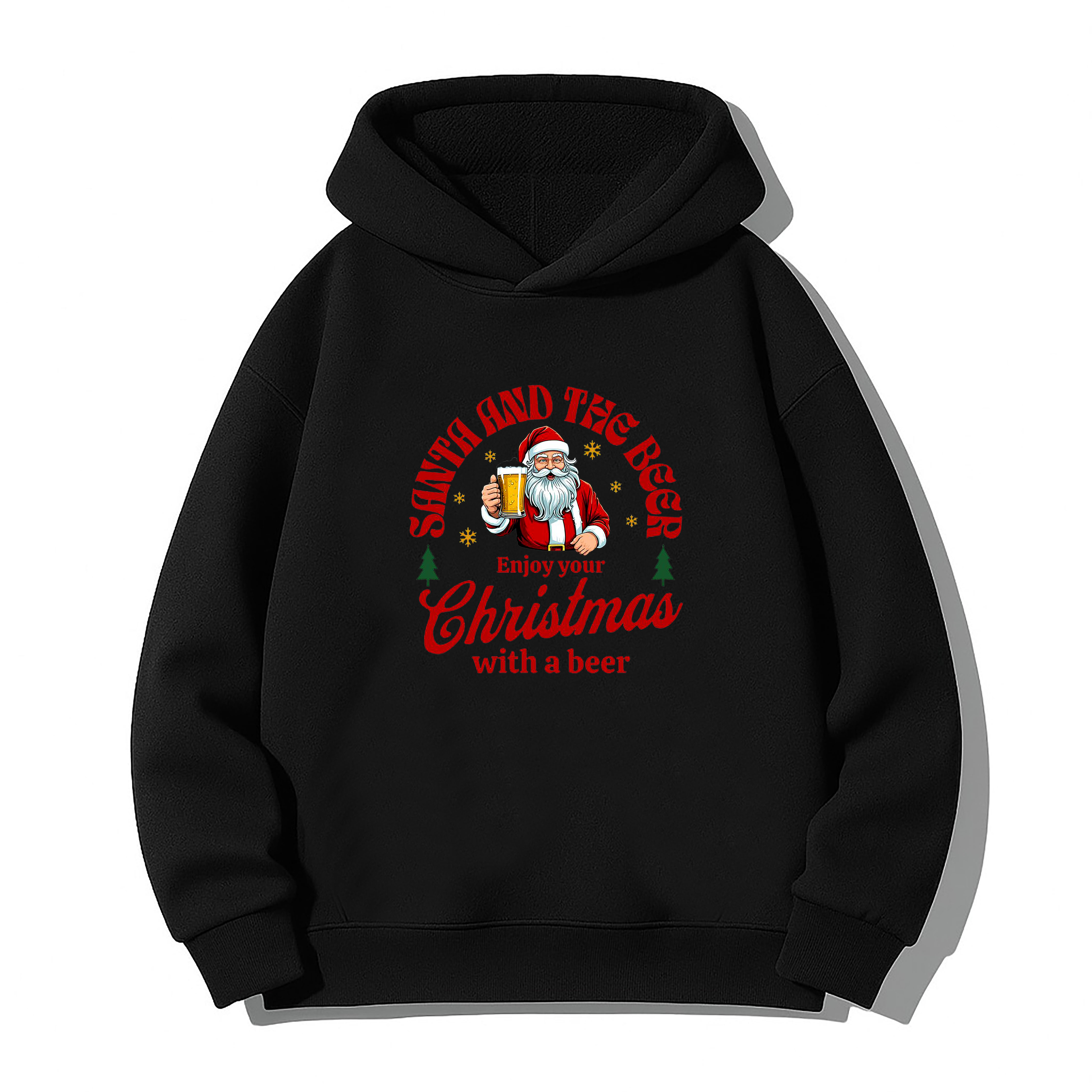 Yılbaşı Baskılı Sweatshirt Hoodie