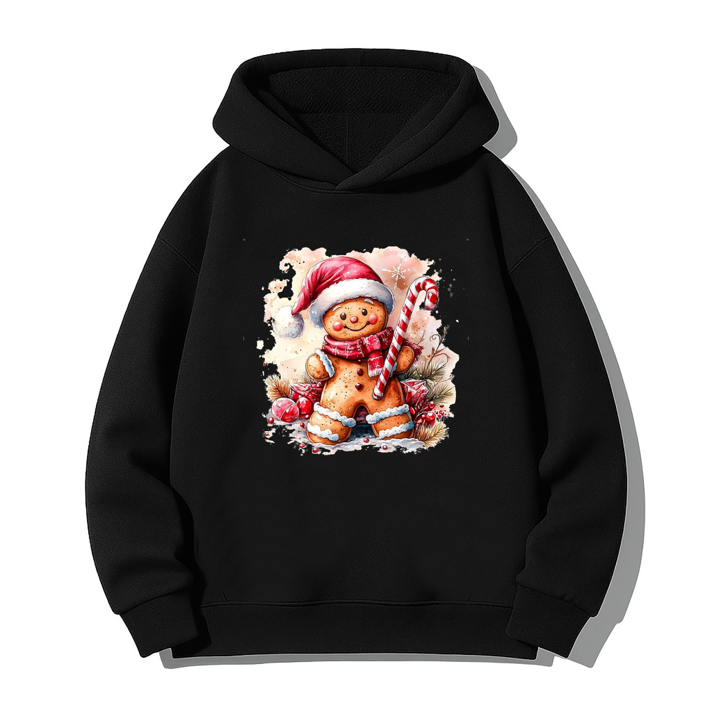 Yılbaşı Baskılı Sweatshirt Hoodie