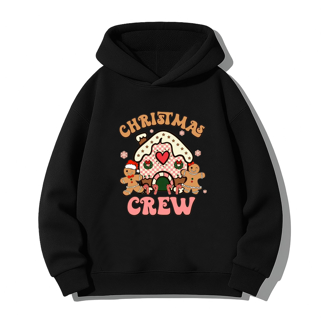 Yılbaşı Baskılı Sweatshirt Hoodie