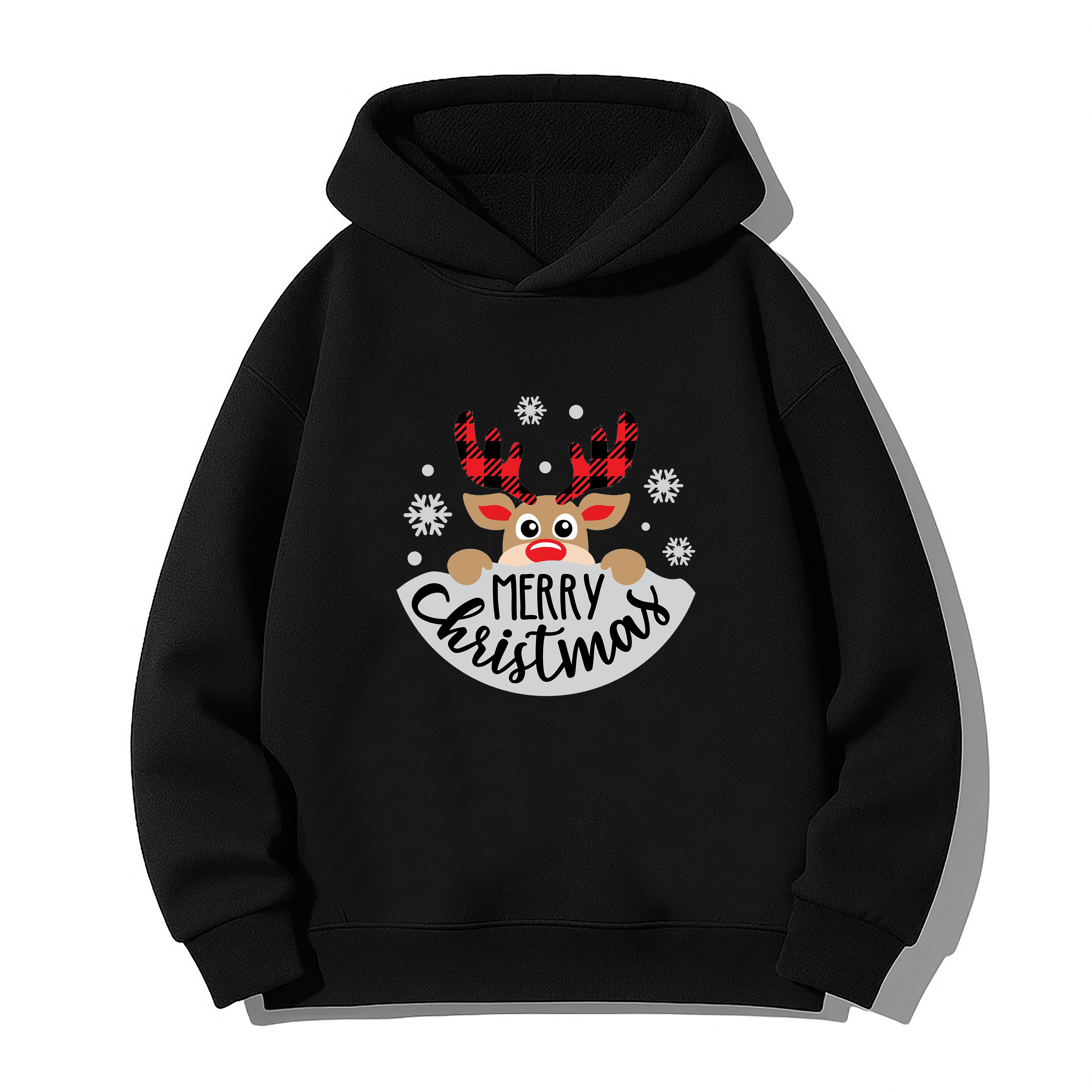 Yılbaşı Baskılı Sweatshirt Hoodie