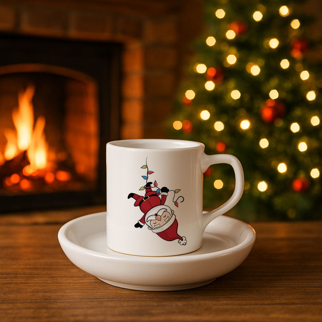 Yılbaşı Baskılı Türk Kahvesi Fincanı