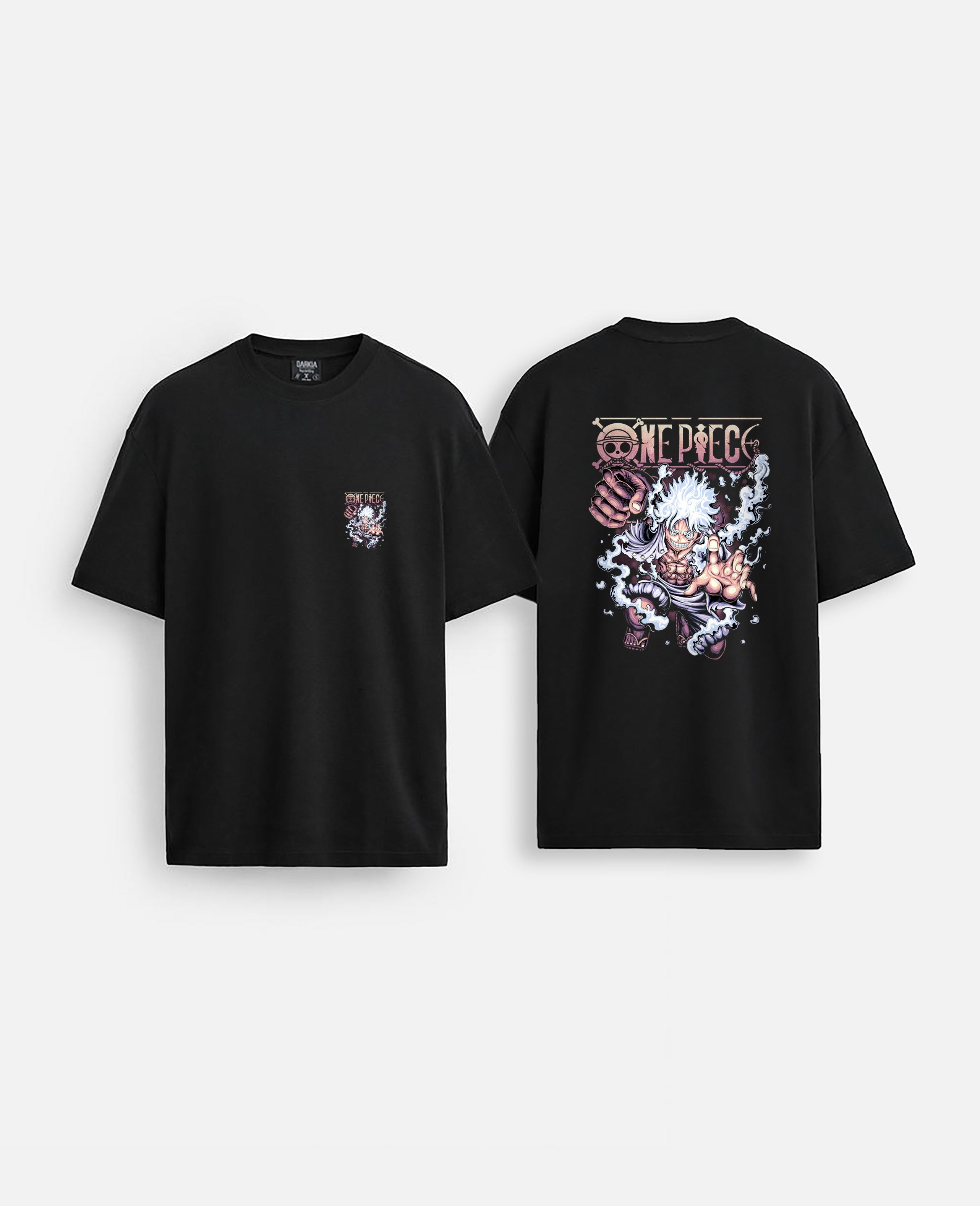 One punch man baskılı oversize tişört