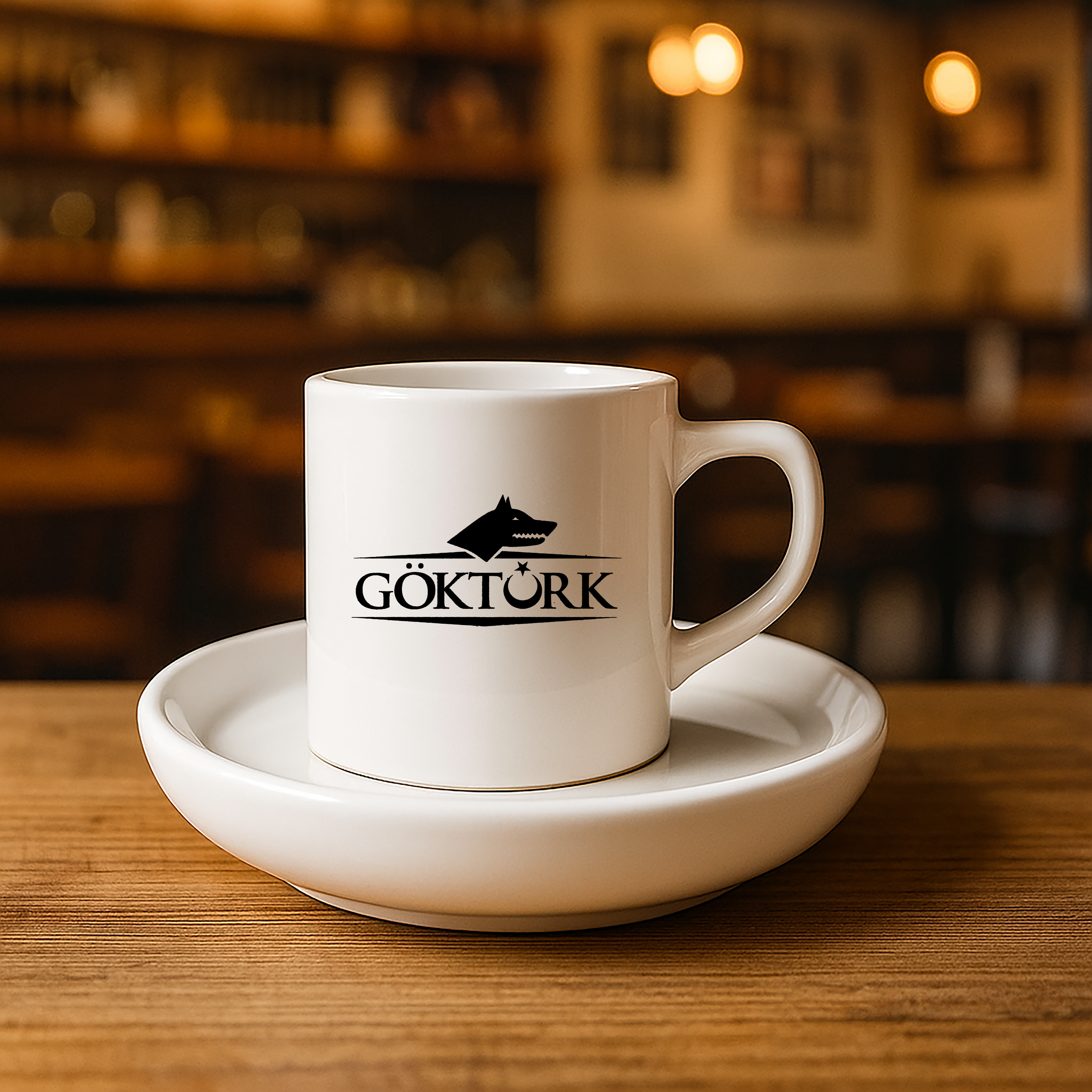 Türk Baskılı Türk Kahvesi Fincanı